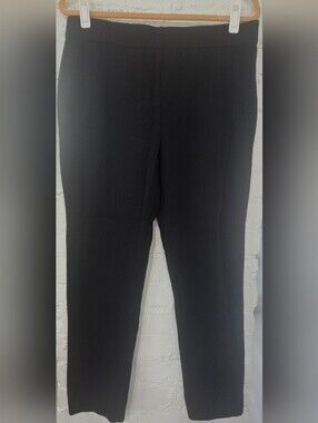 Jones New York Black Slim Pull-on Ponte Pants with Stretch